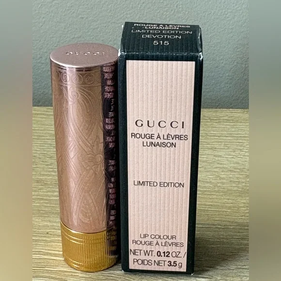 Gucci Rouge à Lèvres Lunaison Lipstick 515 Devotion – Limited Edition – NIB - Picture 2 of 5